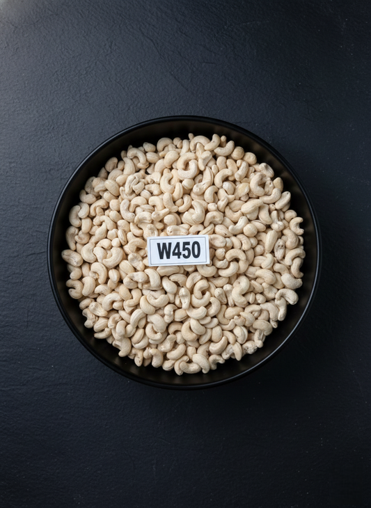 Cashew W450 – Premium Whole Cashews